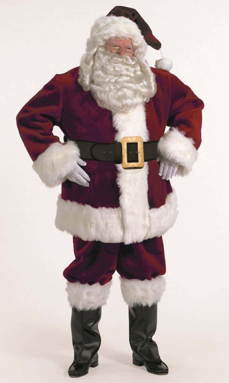 COSTUME DE PÈRE NOËL HAUT DE GAMME