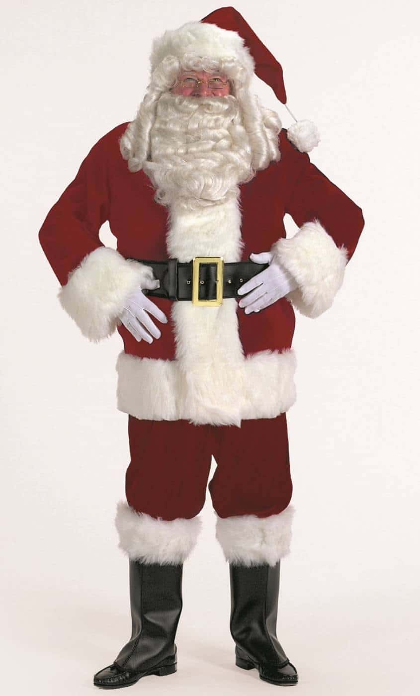 COSTUME DE PÈRE NOËL LUXE VELOURS